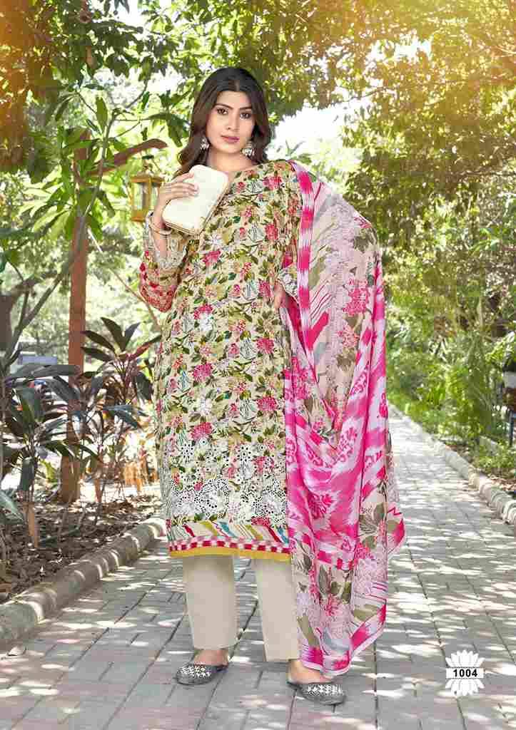 Mira Nur Vol-1 By Hala 1001 To 1006 Series Beautiful Festive Suits Stylish Fancy Colorful Casual Wear & Ethnic Wear Pure Cotton Digital Print Dresses At Wholesale Price