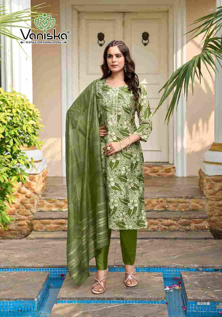 Festival Vol-3 By Vaniska 3001 To 3008 Series Beautiful Festive Suits Stylish Fancy Colorful Casual Wear & Ethnic Wear Modal Chanderi Print Dresses At Wholesale Price
