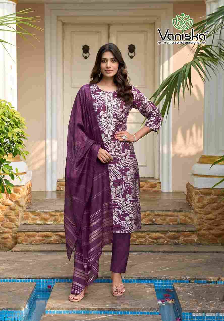 Festival Vol-3 By Vaniska 3001 To 3008 Series Beautiful Festive Suits Stylish Fancy Colorful Casual Wear & Ethnic Wear Modal Chanderi Print Dresses At Wholesale Price