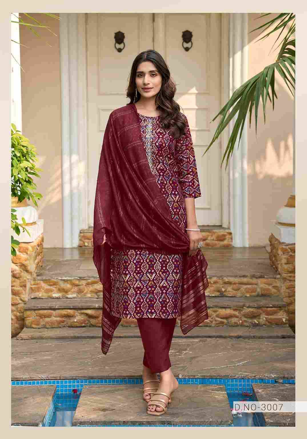 Festival Vol-3 By Vaniska 3001 To 3008 Series Beautiful Festive Suits Stylish Fancy Colorful Casual Wear & Ethnic Wear Modal Chanderi Print Dresses At Wholesale Price