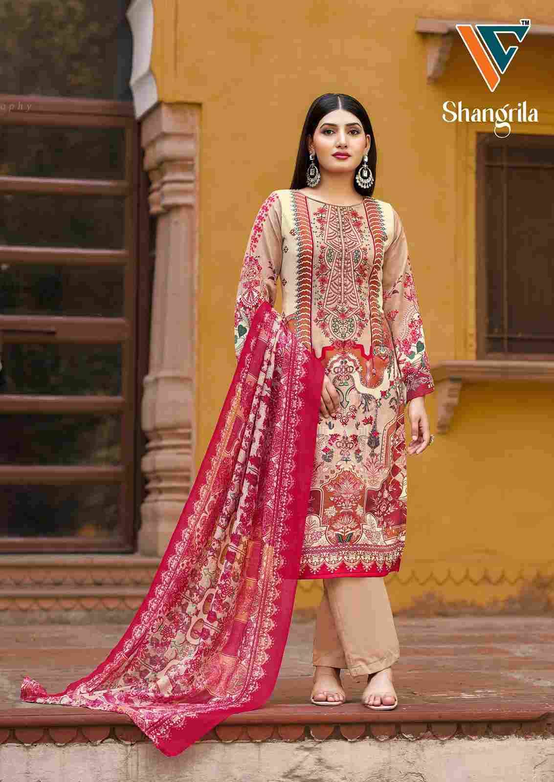 Shangrila Vol-1 By Vandana Creation 1001 To 1008 Series Beautiful Festive Suits Stylish Fancy Colorful Casual Wear & Ethnic Wear Rayon Print Dresses At Wholesale Price
