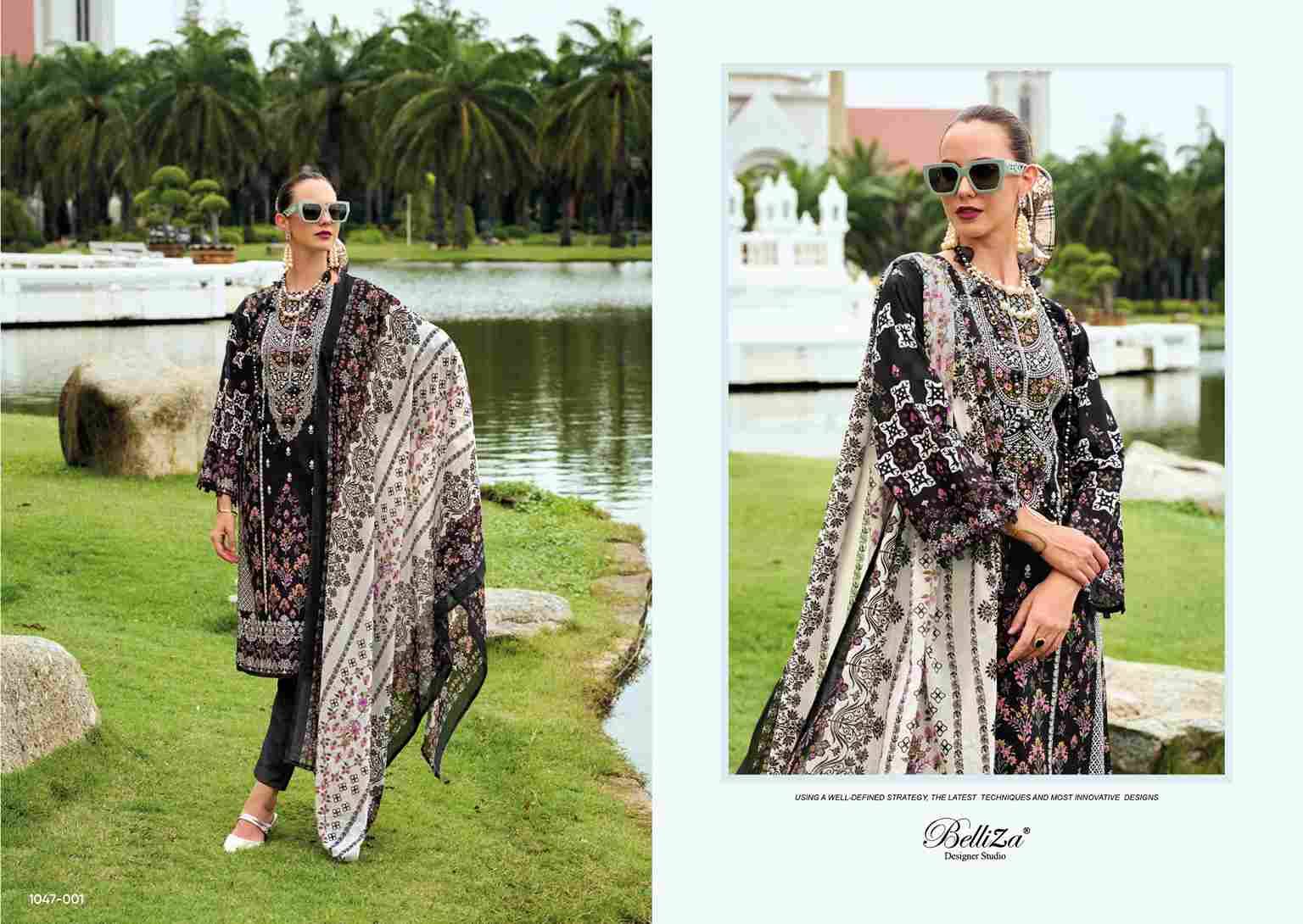 Naira Vol-108 By Belliza 1047-001 To 1047-008 Series Beautiful Festive Suits Stylish Fancy Colorful Casual Wear & Ethnic Wear Pure Cotton Print Dresses At Wholesale Price