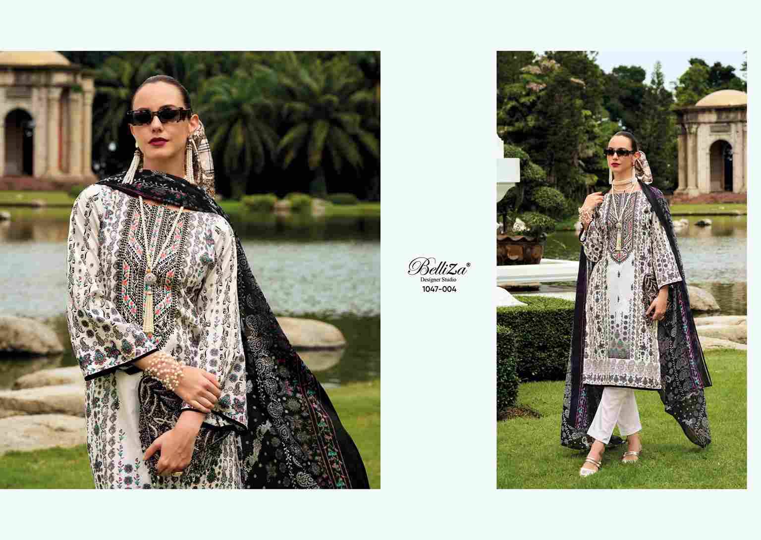 Naira Vol-108 By Belliza 1047-001 To 1047-008 Series Beautiful Festive Suits Stylish Fancy Colorful Casual Wear & Ethnic Wear Pure Cotton Print Dresses At Wholesale Price