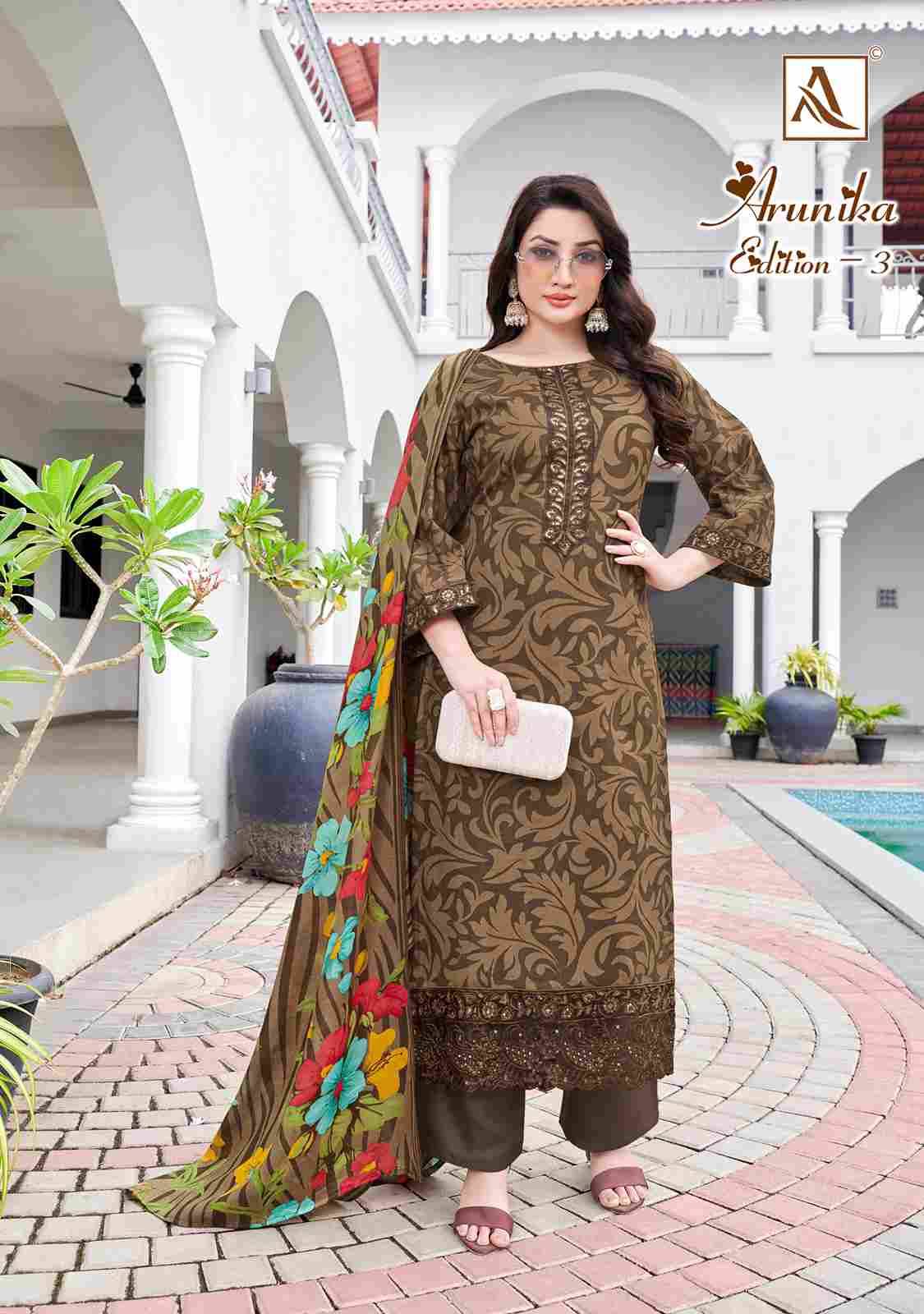 Arunika Vol-3 By Alok Suit 760-001 To 760-006 Series Beautiful Festive Suits Colorful Stylish Fancy Casual Wear & Ethnic Wear Pure Cambric Dresses At Wholesale Price