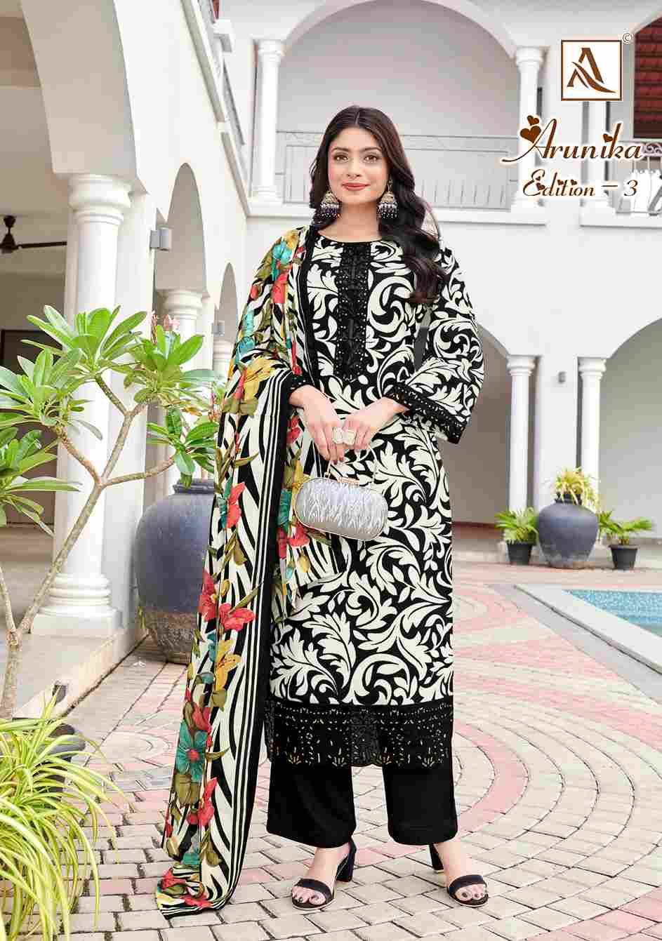 Arunika Vol-3 By Alok Suit 760-001 To 760-006 Series Beautiful Festive Suits Colorful Stylish Fancy Casual Wear & Ethnic Wear Pure Cambric Dresses At Wholesale Price