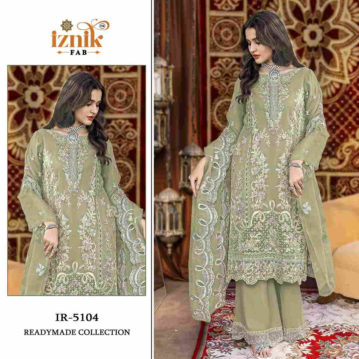 Iznik 5104 Colours By Iznik Fab 5104 To 5104-D Series Designer Pakistani Suits Beautiful Stylish Fancy Colorful Party Wear & Occasional Wear Heavy Organza With Embroidery Dresses At Wholesale Price