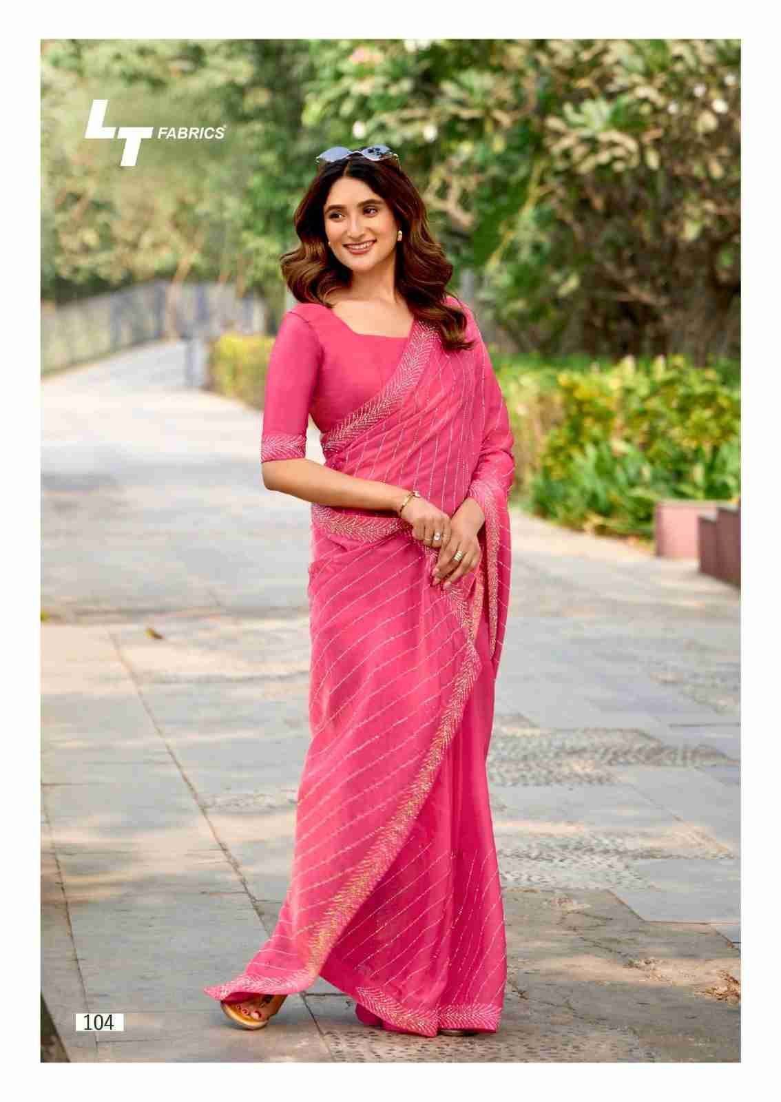 Primark By LT Fabrics 101 To 106 Series Indian Traditional Wear Collection Beautiful Stylish Fancy Colorful Party Wear & Occasional Wear Malai Silk Sarees At Wholesale Price