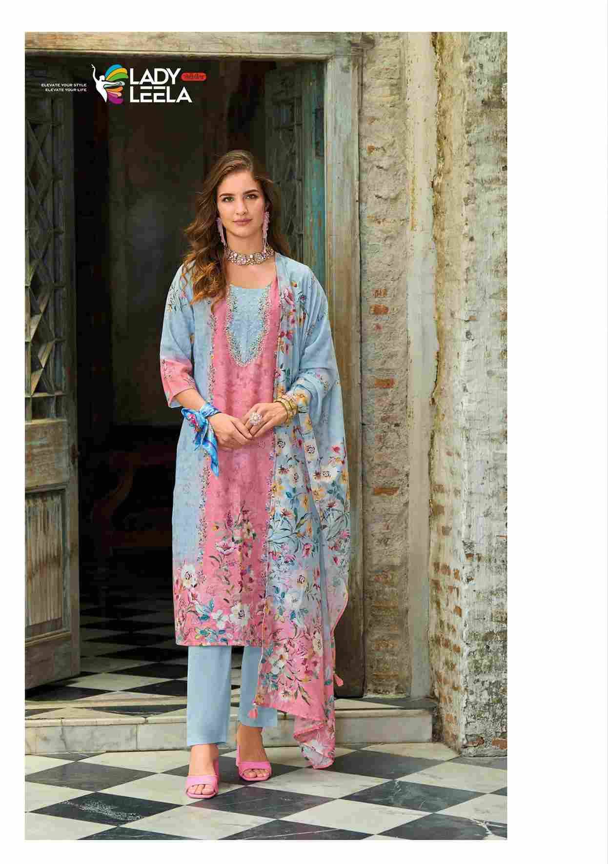 Summer Pastels Vol-2 By Lady Leela 31071 To 31076 Series Beautiful Festive Suits Colorful Stylish Fancy Casual Wear & Ethnic Wear Pure Linen With Work Dresses At Wholesale Price