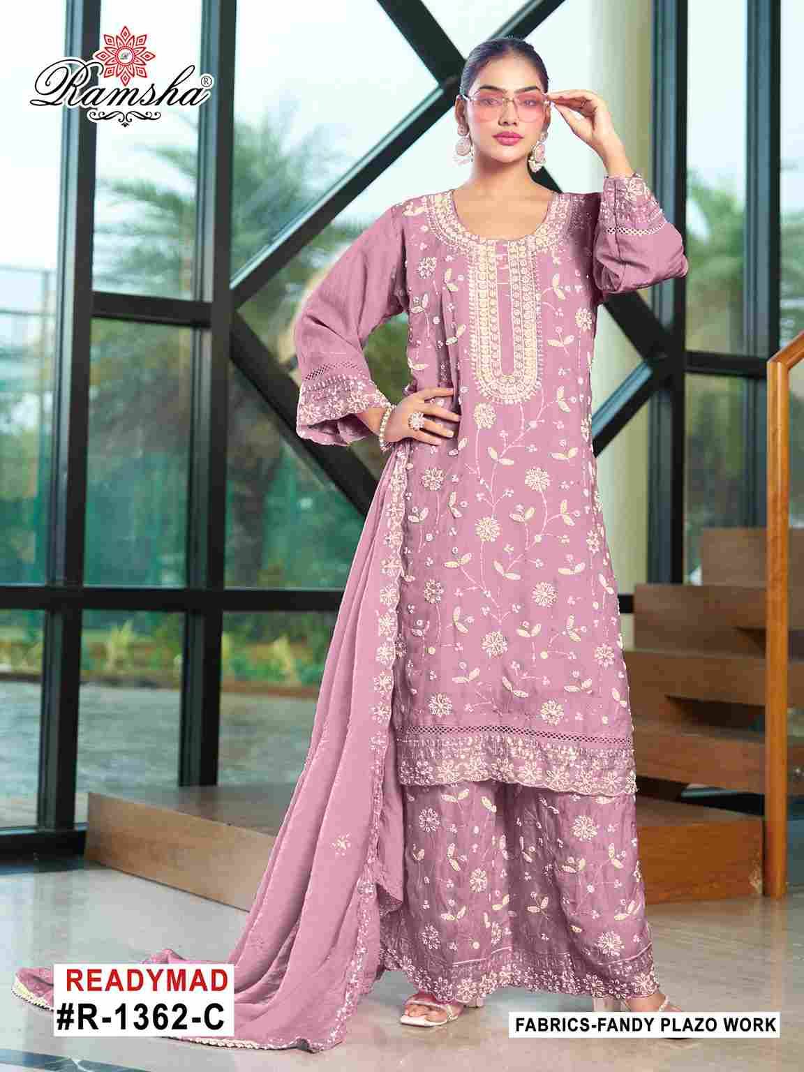 Ramsha 1362 Colours By Ramsha 1362-A To 1362-D Series Designer Pakistani Suits Beautiful Fancy Colorful Stylish Party Wear & Occasional Wear Fandy Embroidered Dresses At Wholesale Price