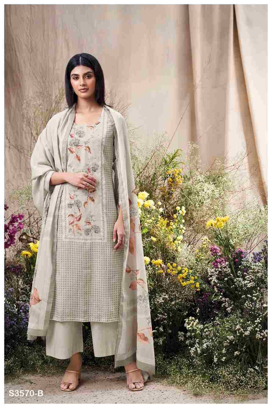 Francis-3570 By Ganga Fashion 3570-A To 3570-D Series Beautiful Festive Suits Colorful Stylish Fancy Casual Wear & Ethnic Wear Mal Cotton Dresses At Wholesale Price