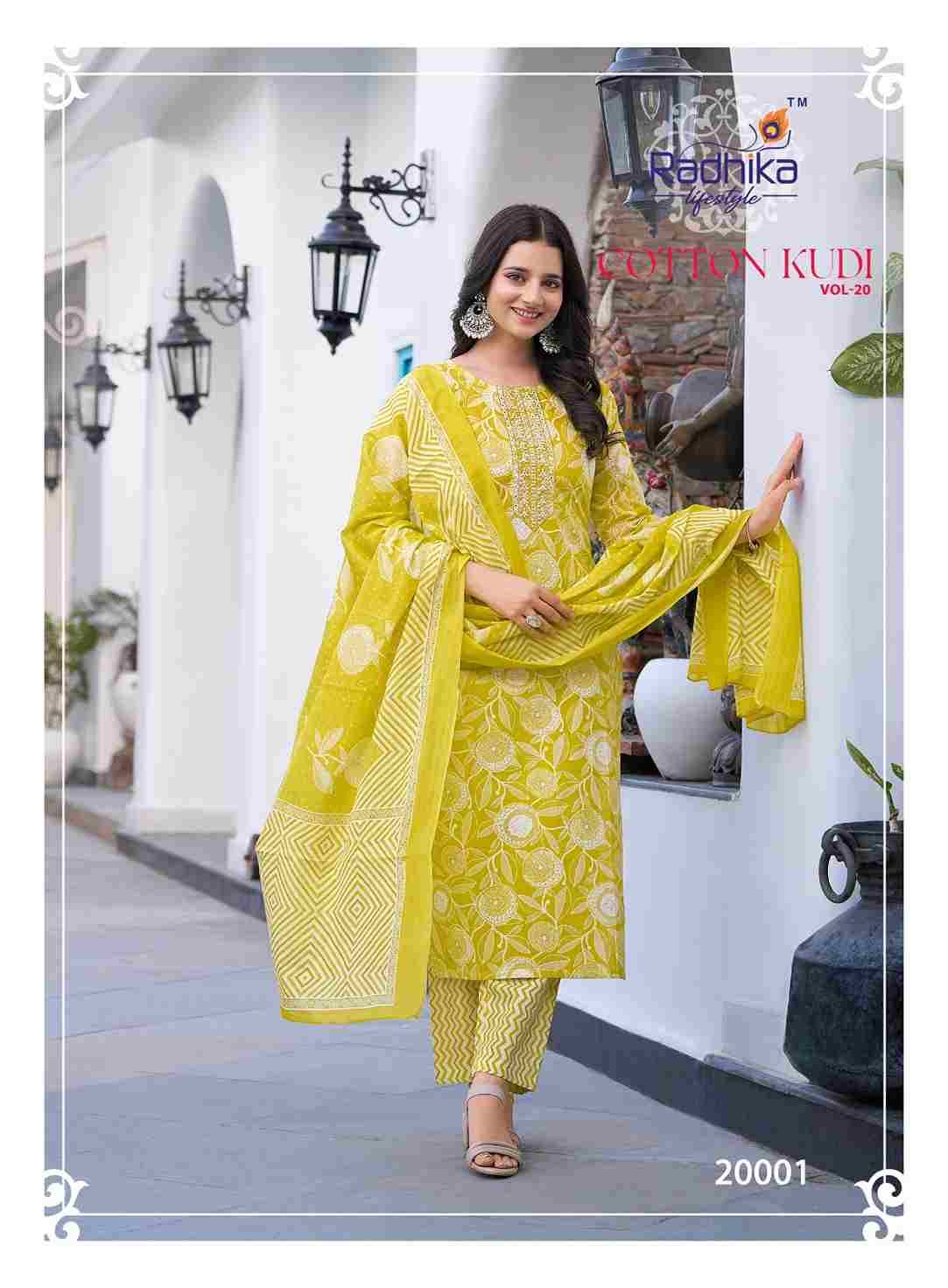 Cotton Kudi Vol-20 By Radhika Lifestyle 20001 To 20008 Series Beautiful Festive Suits Colorful Stylish Fancy Casual Wear & Ethnic Wear Cotton Print Dresses At Wholesale Price