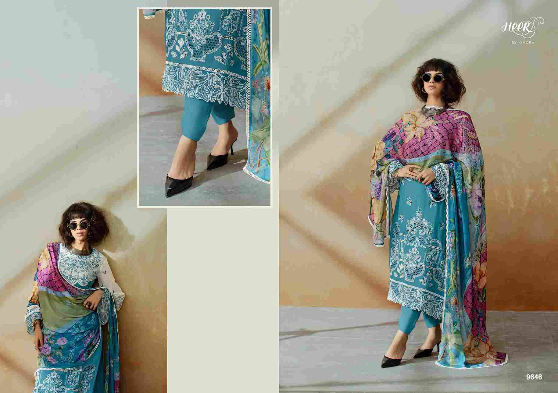 Chic By Kimora Fashion 9641 To 9646 Series Designer Festive Suits Collection Beautiful Stylish Fancy Colorful Party Wear & Occasional Wear Pure Muslin Dresses At Wholesale Price