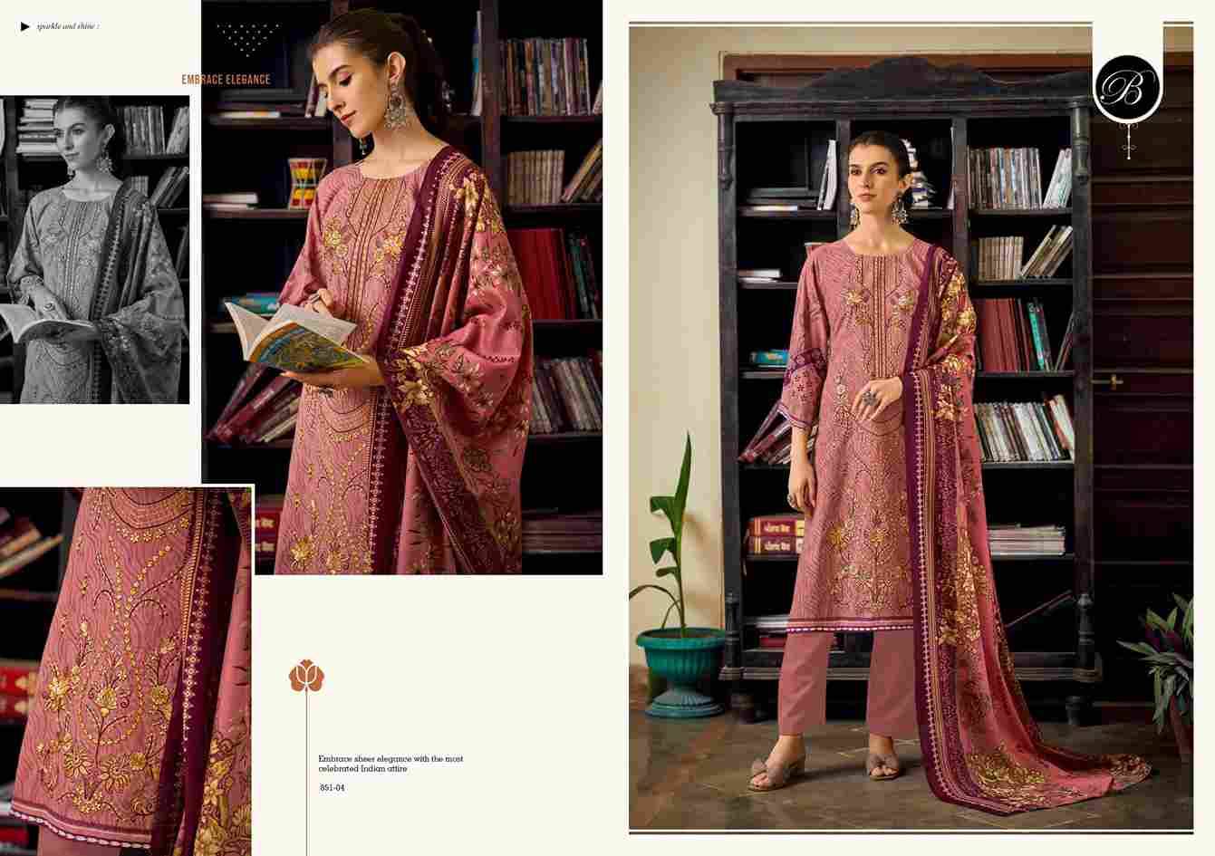 Chevron Vol-3 By Belliza 851-01 To 851-06 Series Beautiful Festive Suits Stylish Fancy Colorful Casual Wear & Ethnic Wear Pure Cotton Print Dresses At Wholesale Price