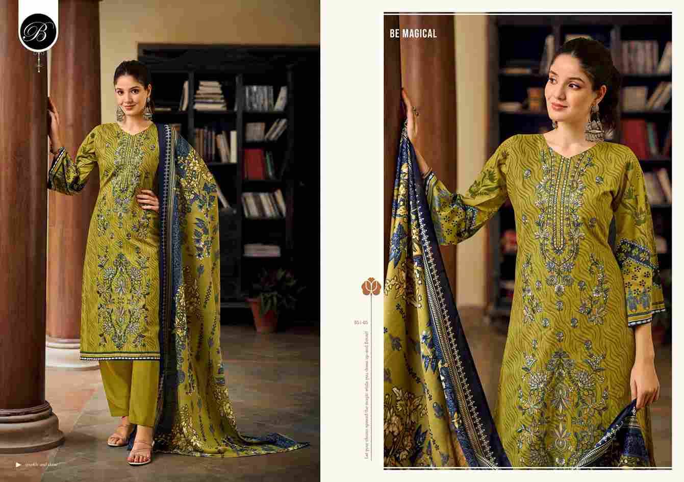 Chevron Vol-3 By Belliza 851-01 To 851-06 Series Beautiful Festive Suits Stylish Fancy Colorful Casual Wear & Ethnic Wear Pure Cotton Print Dresses At Wholesale Price
