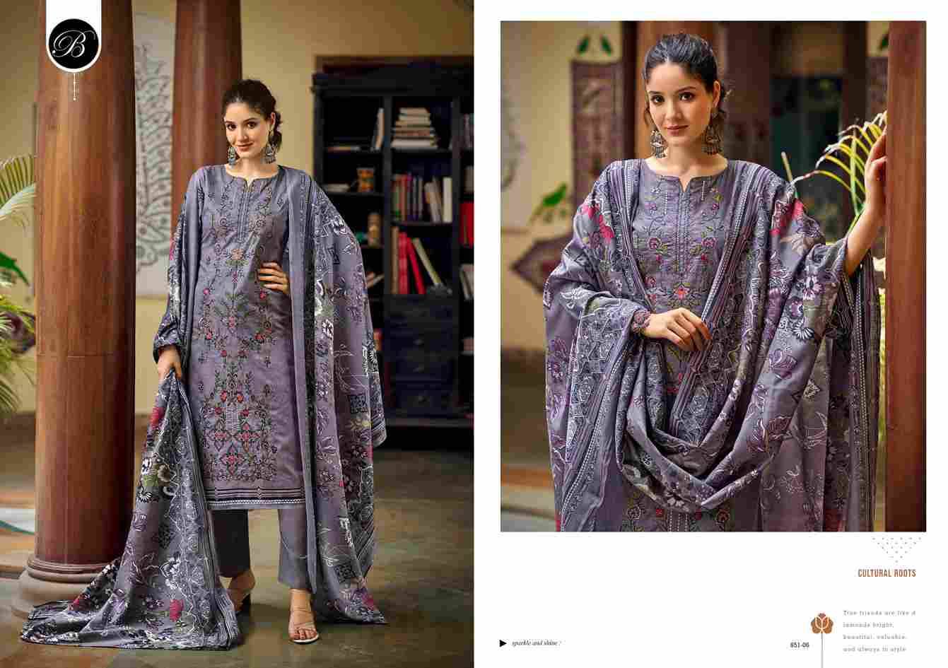 Chevron Vol-3 By Belliza 851-01 To 851-06 Series Beautiful Festive Suits Stylish Fancy Colorful Casual Wear & Ethnic Wear Pure Cotton Print Dresses At Wholesale Price