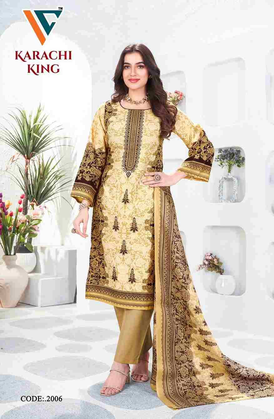 Karachi King Vol-20 By Vandana Creation 2001 To 2008 Series Beautiful Festive Suits Stylish Fancy Colorful Casual Wear & Ethnic Wear Cotton Print Dresses At Wholesale Price