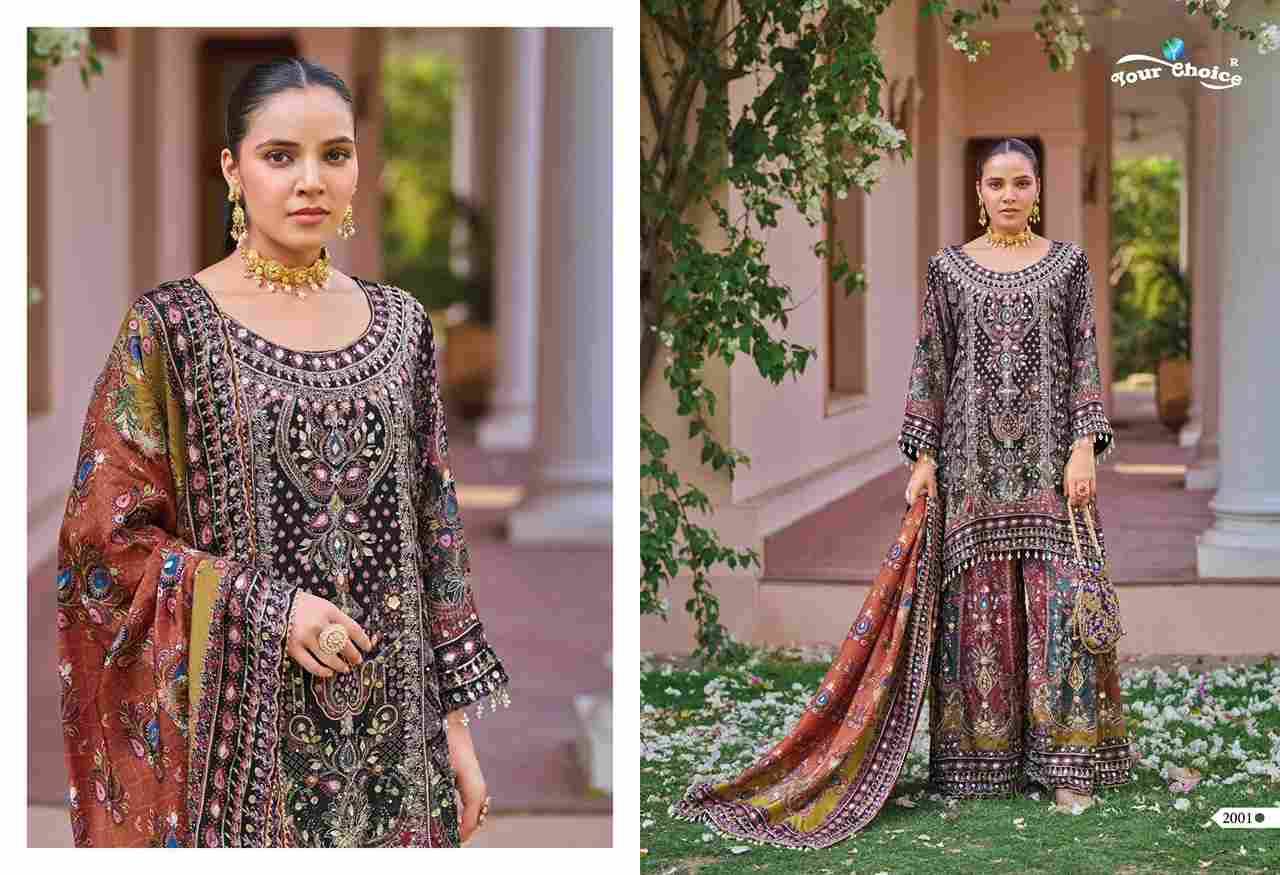 Seerat Vol-2 By Your Choice 2001 To 2002 Series Designer Sharara Suits Collection Beautiful Stylish Fancy Colorful Party Wear & Occasional Wear Chinnon Dresses At Wholesale Price