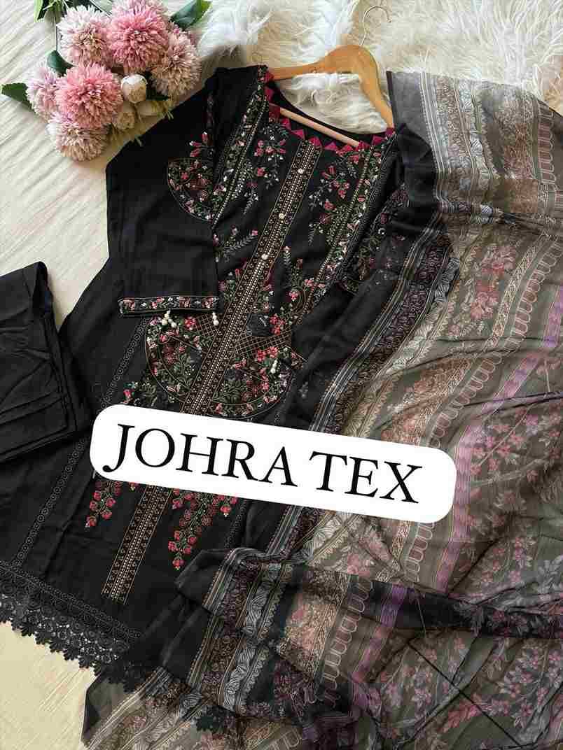 Johra Hit Design 165-C By Johra Tex Beautiful Pakistani Suits Colorful Stylish Fancy Casual Wear & Ethnic Wear Viscose Rayon Embroidered Dresses At Wholesale Price