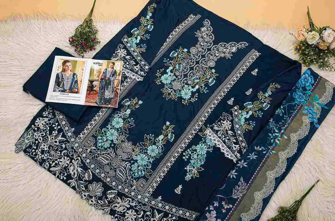 Johra Hit Design 171-B By Johra Tex Beautiful Pakistani Suits Colorful Stylish Fancy Casual Wear & Ethnic Wear Cambric Cotton Embroidered Dresses At Wholesale Price