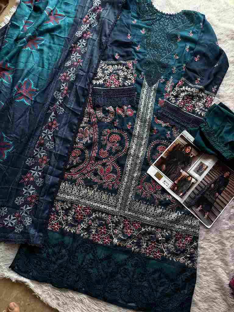 Ziaaz Designs Hit Design 887 Series By Ziaaz Designs 887 To 888 Series Beautiful Pakistani Suits Colorful Stylish Fancy Casual Wear & Ethnic Wear Cambric Cotton Embroidered Dresses At Wholesale Price