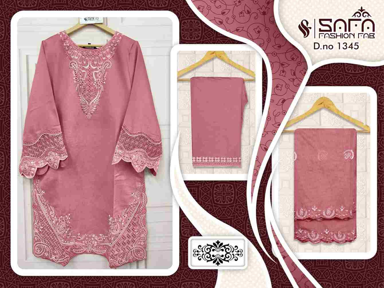 Safa 1345 Colours By Safa Fashion 1345-A To 1345-C Series Designer Stylish Fancy Colorful Beautiful Party Wear & Ethnic Wear Collection Heavy Fancy Dresses At Wholesale Price