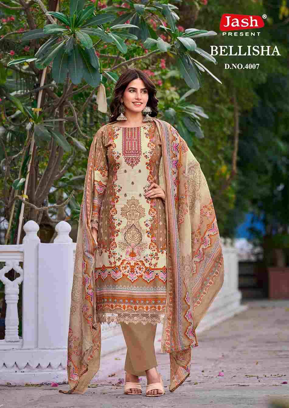 Bellisha Vol-4 By Jash 4001 To 4010 Series Beautiful Festive Suits Stylish Fancy Colorful Casual Wear & Ethnic Wear Cotton Print Dresses At Wholesale Price