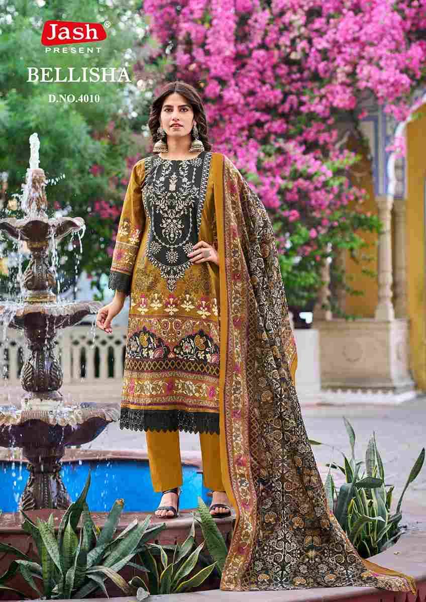 Bellisha Vol-4 By Jash 4001 To 4010 Series Beautiful Festive Suits Stylish Fancy Colorful Casual Wear & Ethnic Wear Cotton Print Dresses At Wholesale Price