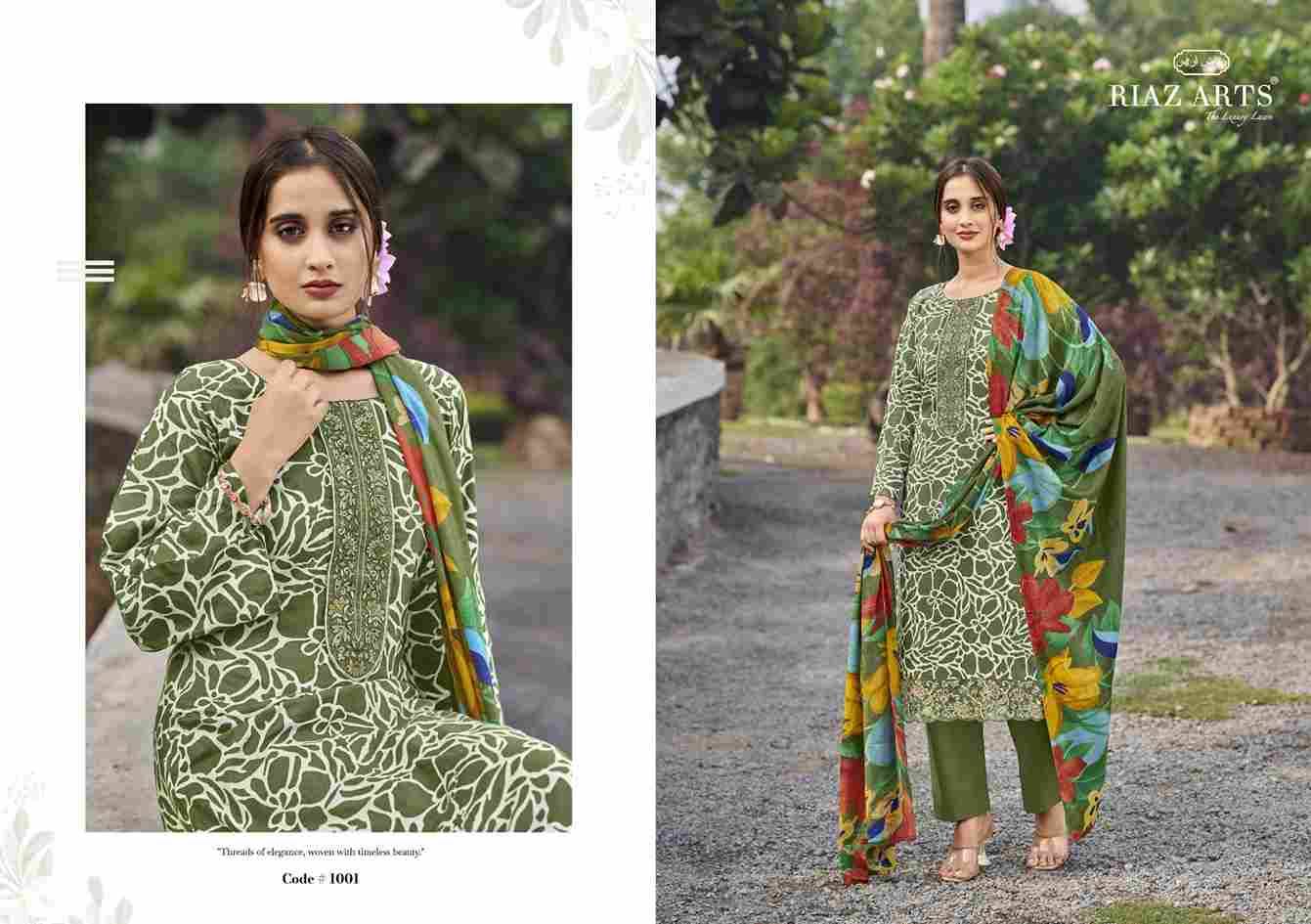 Artisan Story By Riaz Arts 1001 To 1006 Series Beautiful Festive Suits Stylish Fancy Colorful Casual Wear & Ethnic Wear Pure Cambric Lawn Print Dresses At Wholesale Price