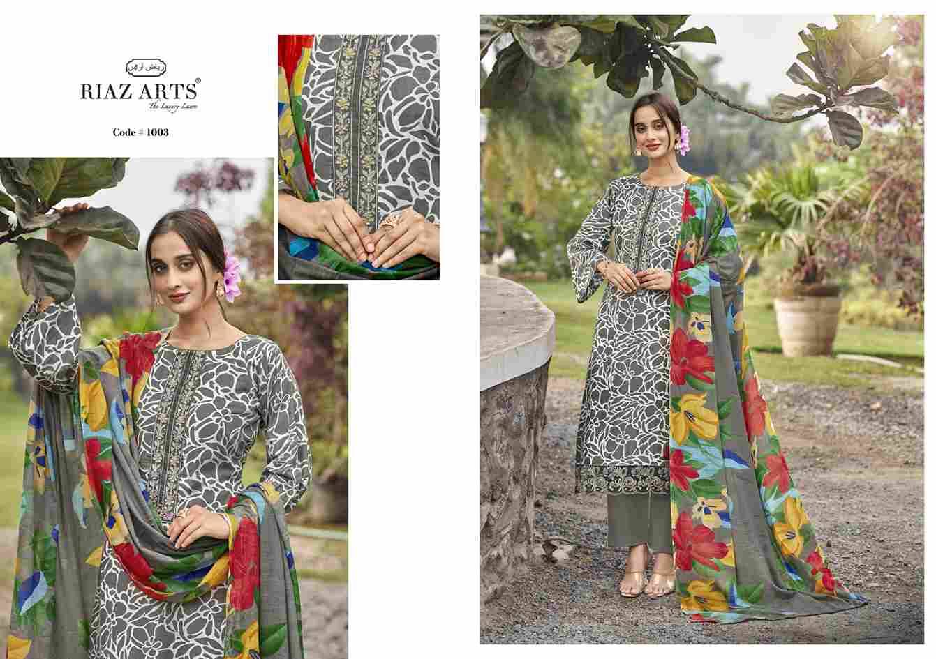 Artisan Story By Riaz Arts 1001 To 1006 Series Beautiful Festive Suits Stylish Fancy Colorful Casual Wear & Ethnic Wear Pure Cambric Lawn Print Dresses At Wholesale Price