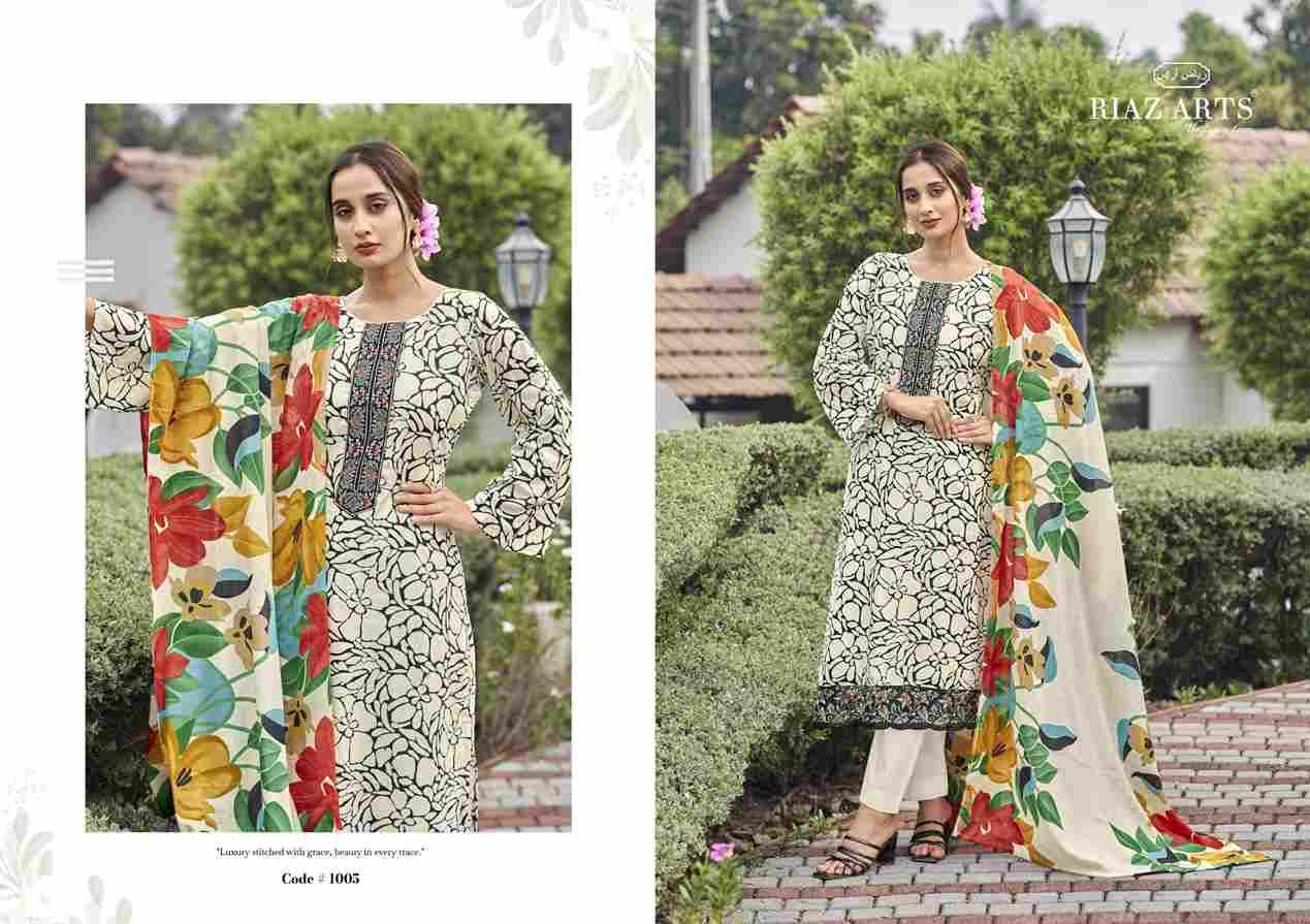 Artisan Story By Riaz Arts 1001 To 1006 Series Beautiful Festive Suits Stylish Fancy Colorful Casual Wear & Ethnic Wear Pure Cambric Lawn Print Dresses At Wholesale Price