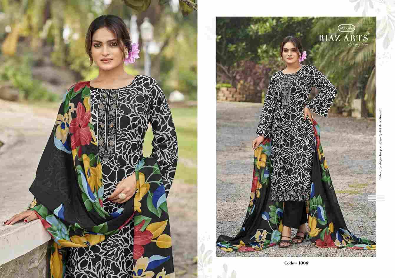 Artisan Story By Riaz Arts 1001 To 1006 Series Beautiful Festive Suits Stylish Fancy Colorful Casual Wear & Ethnic Wear Pure Cambric Lawn Print Dresses At Wholesale Price