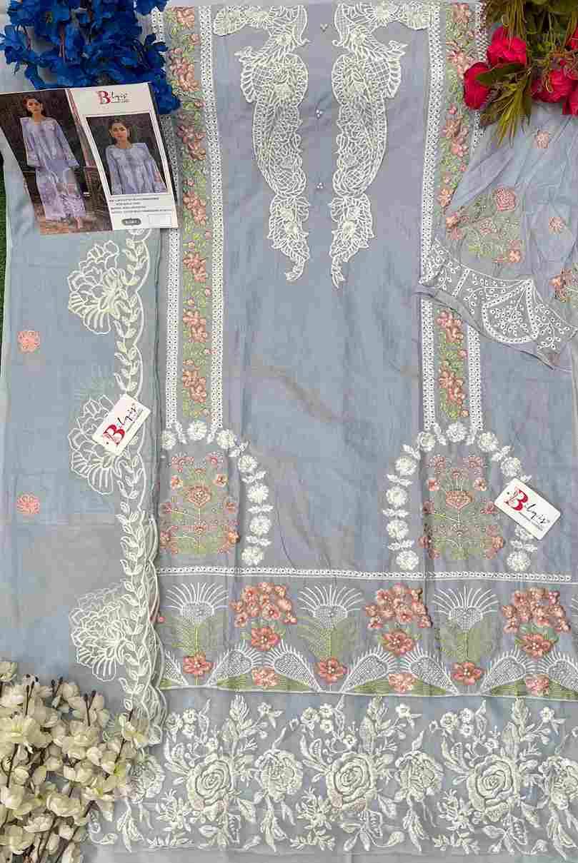 Bilqis 188 Colours By Bilqis 188-A To 188-D Series Beautiful Pakistani Suits Stylish Fancy Colorful Party Wear & Occasional Wear Cotton Lawn Embroidery Dresses At Wholesale Price
