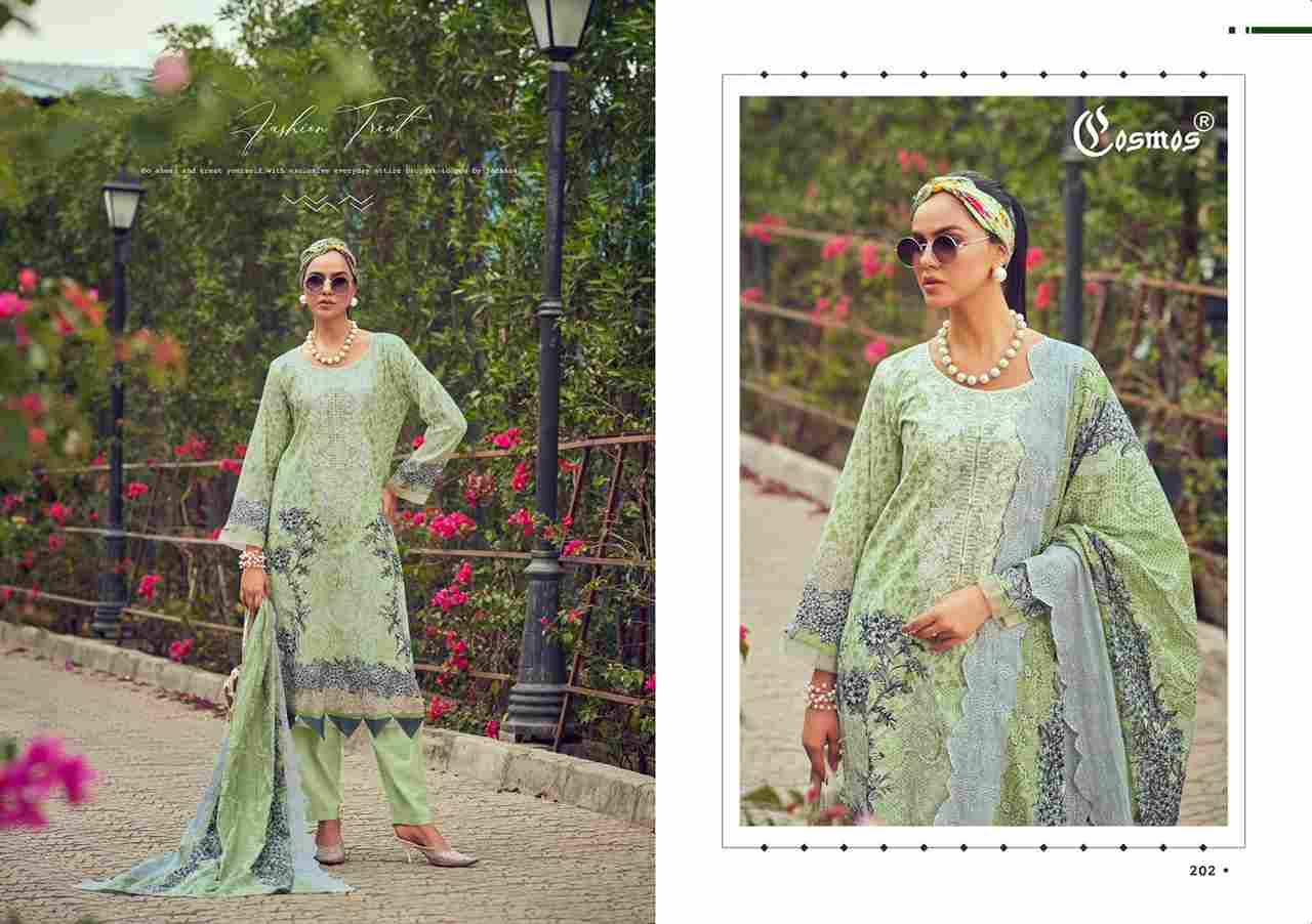 Needle Wonder Vol-2 By Cosmos 201 To 208 Series Beautiful Pakistani Suits Colorful Stylish Fancy Casual Wear & Ethnic Wear Lawn Cotton Embroidered Dresses At Wholesale Price