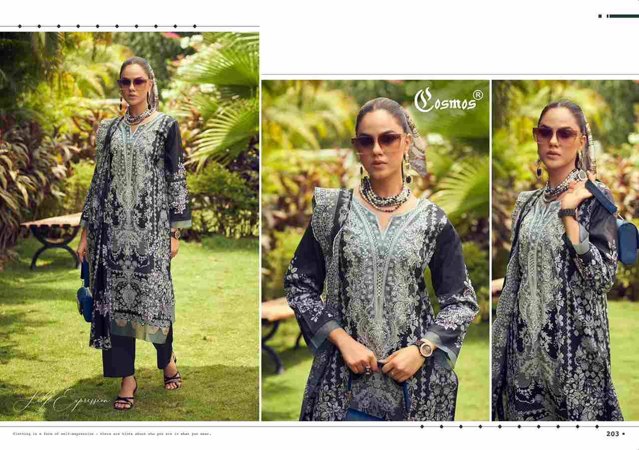 Needle Wonder Vol-2 By Cosmos 201 To 208 Series Beautiful Pakistani Suits Colorful Stylish Fancy Casual Wear & Ethnic Wear Lawn Cotton Embroidered Dresses At Wholesale Price