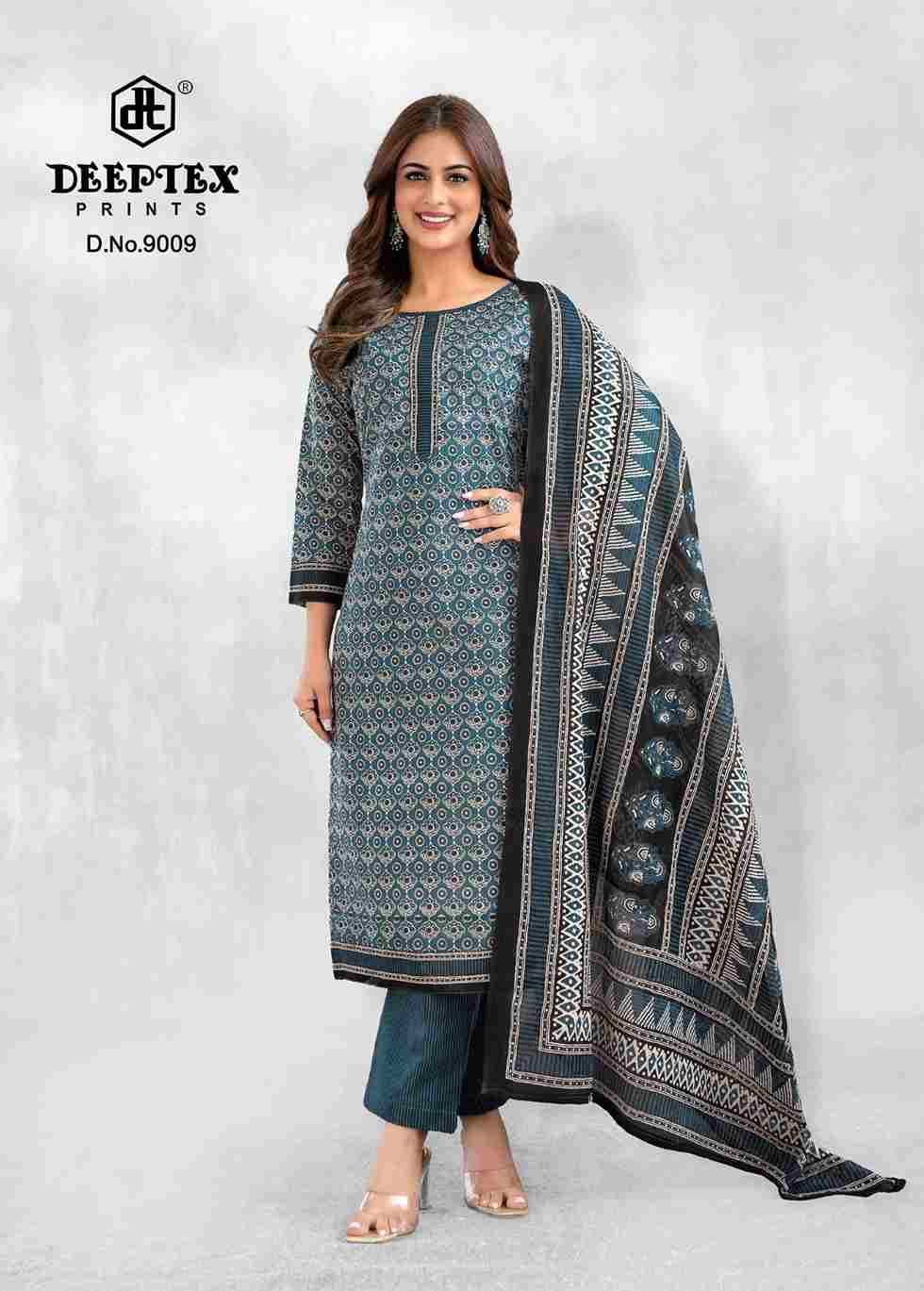 Aaliza Vol-9 By Deeptex Prints 9001 To 9010 Series Beautiful Festive Suits Stylish Fancy Colorful Casual Wear & Ethnic Wear Cotton Print Dresses At Wholesale Price
