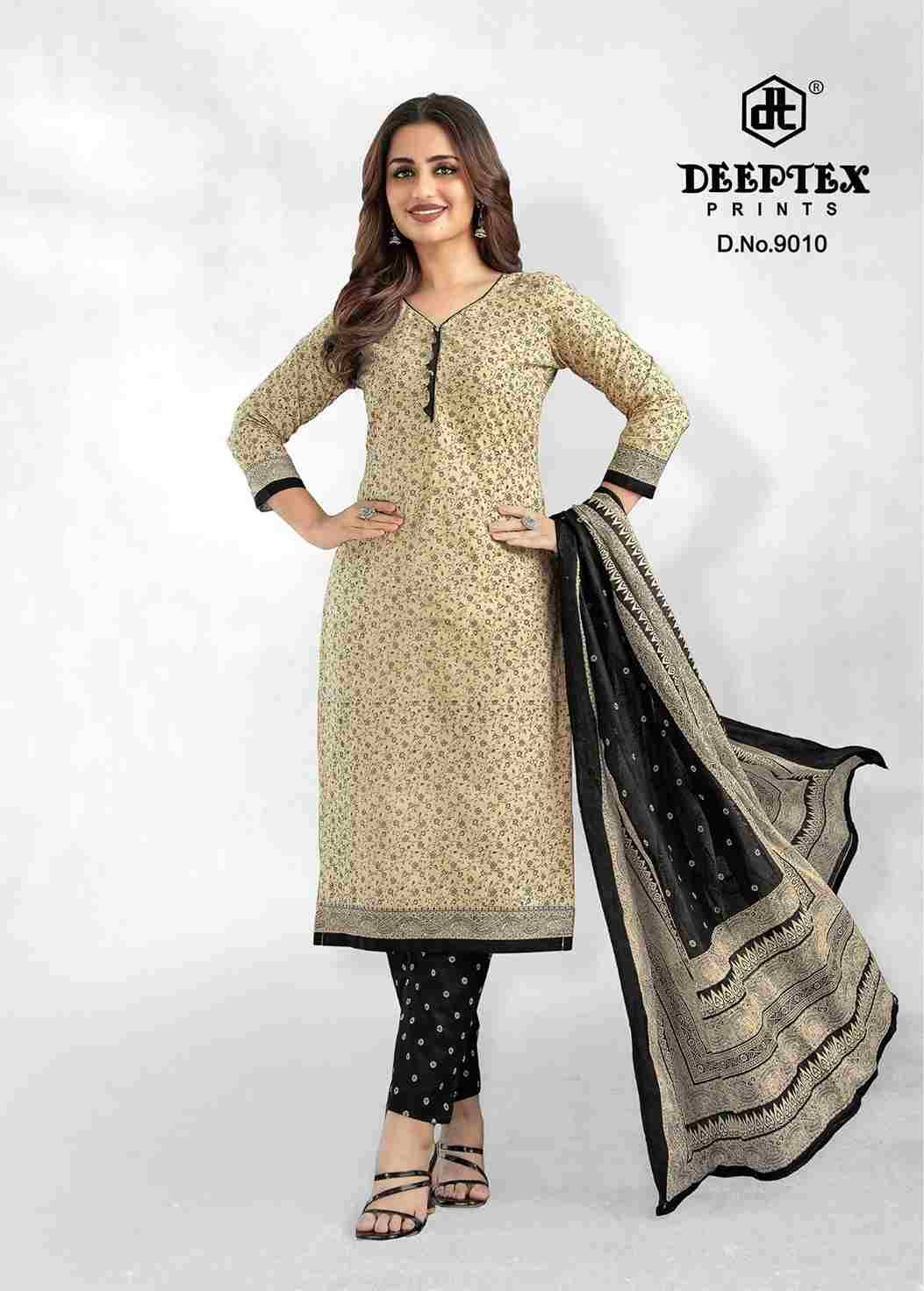 Aaliza Vol-9 By Deeptex Prints 9001 To 9010 Series Beautiful Festive Suits Stylish Fancy Colorful Casual Wear & Ethnic Wear Cotton Print Dresses At Wholesale Price