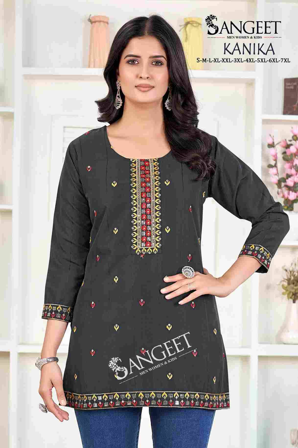 Kanika By Sangeet 1001 To 1008 Series Designer Stylish Fancy Colorful Beautiful Party Wear & Ethnic Wear Collection Heavy Rayon Kurtis At Wholesale Price