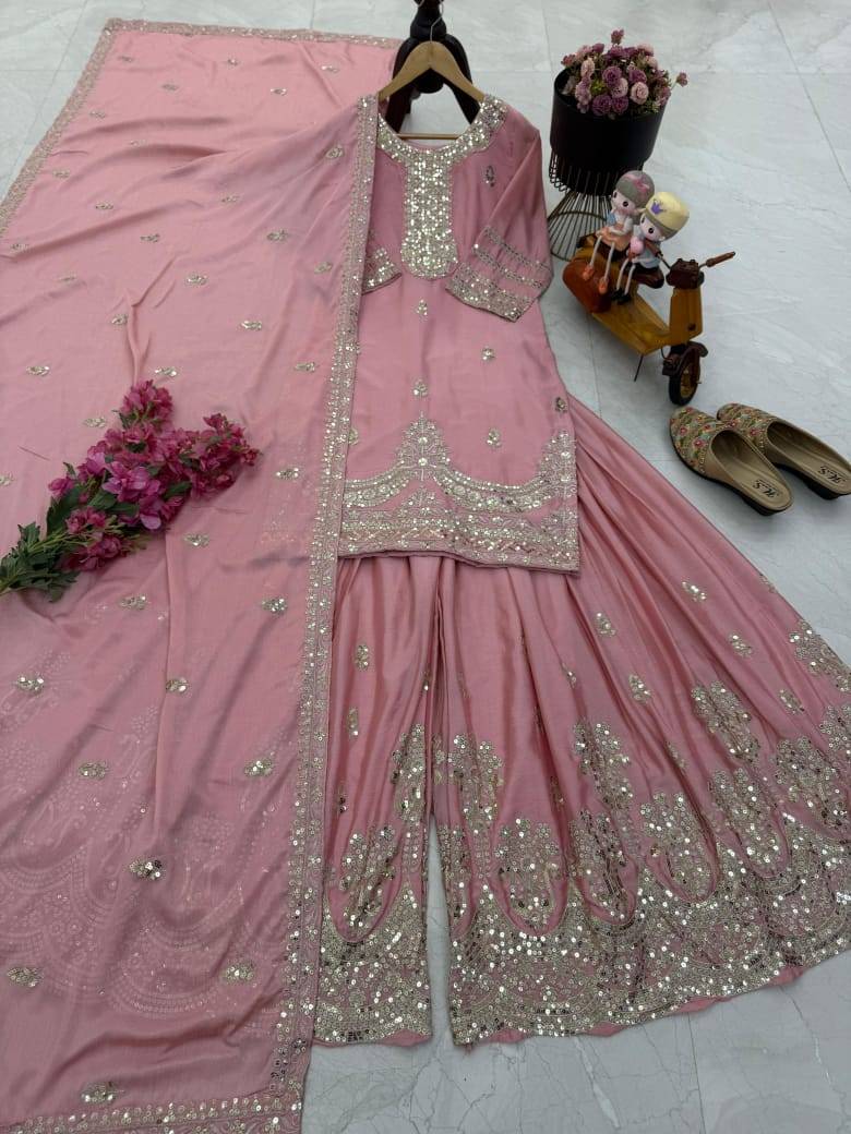 Zf-6003 By Fashid Wholesale 01 To 03 Series Beautiful Colorful Fancy Wedding Collection Occasional Wear & Party Wear Chinnon Silk Dresses At Wholesale Price