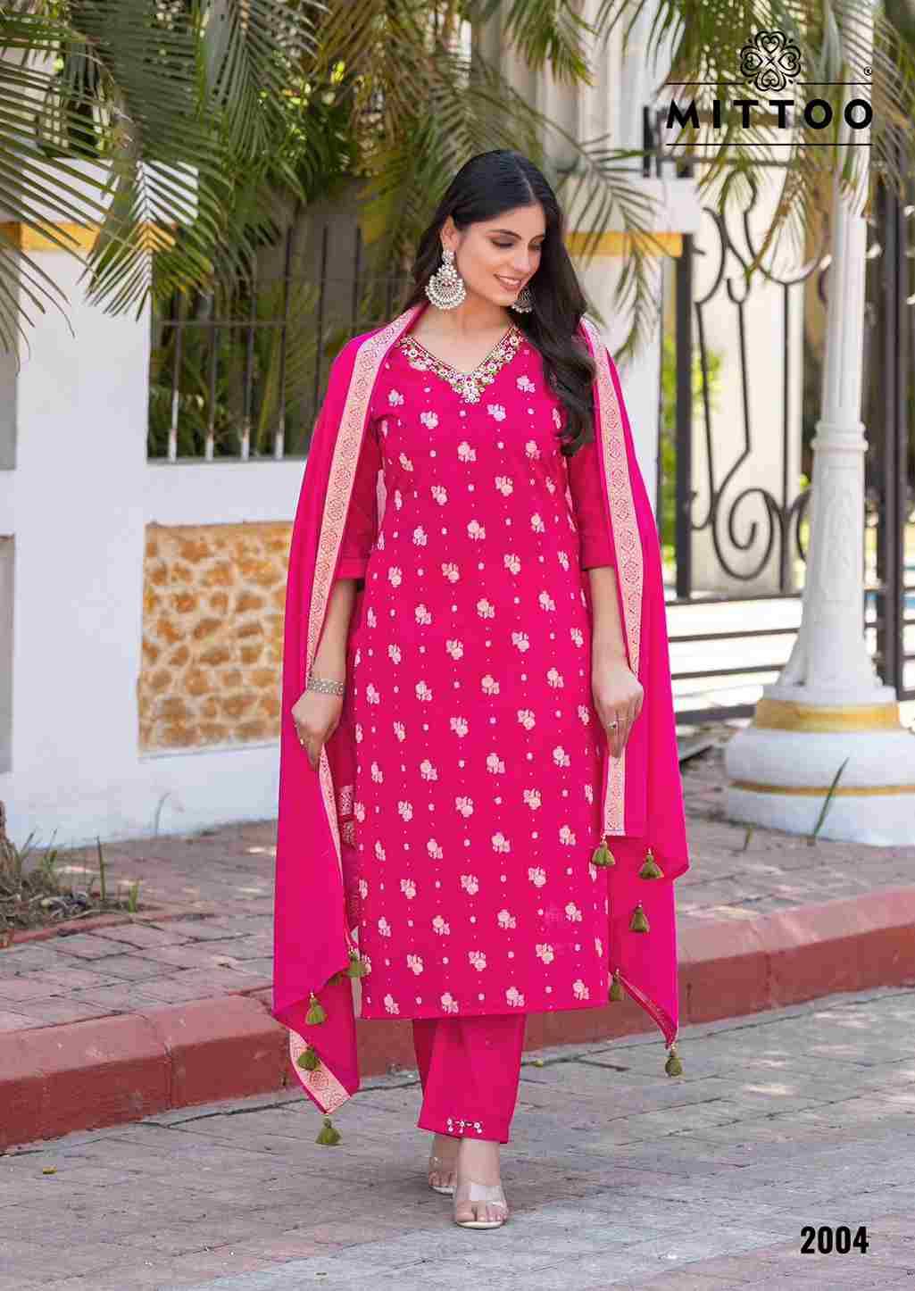Hansika By Mittoo 2001 To 2005 Series Beautiful Festive Suits Colorful Stylish Fancy Casual Wear & Ethnic Wear Cotton Jacquard Dresses At Wholesale Price