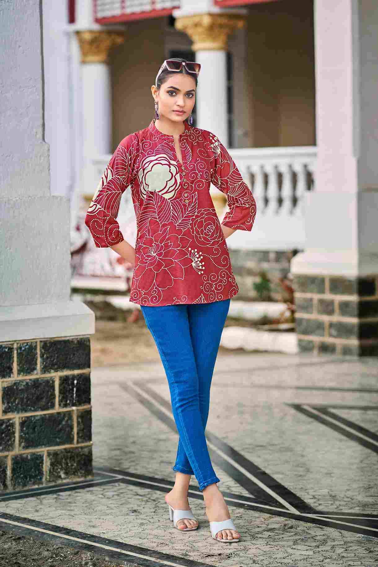 Baby Vol-7 By Tips And Tops 1001 To 1009 Series Designer Stylish Fancy Colorful Beautiful Party Wear & Ethnic Wear Collection Rayon Tops At Wholesale Price