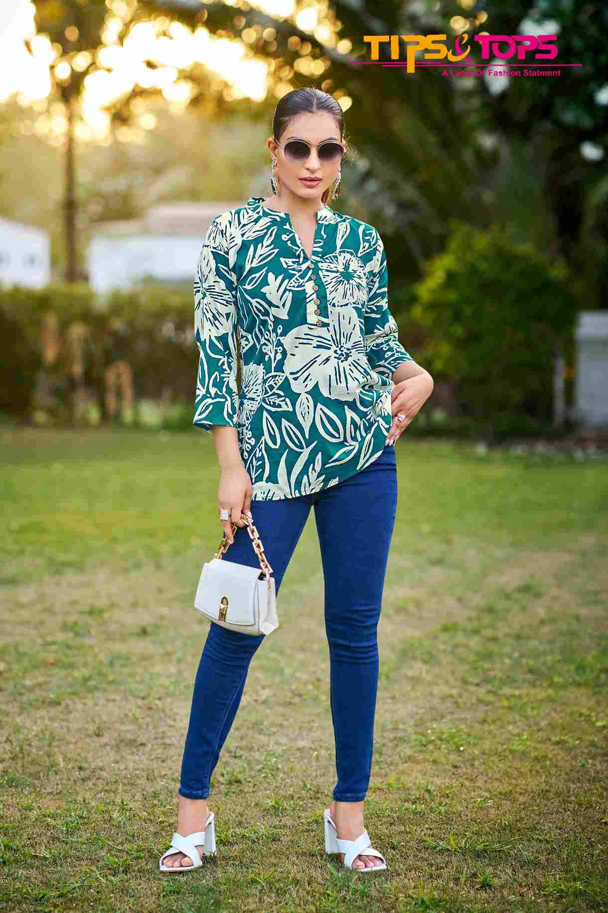 Baby Vol-7 By Tips And Tops 1001 To 1009 Series Designer Stylish Fancy Colorful Beautiful Party Wear & Ethnic Wear Collection Rayon Tops At Wholesale Price