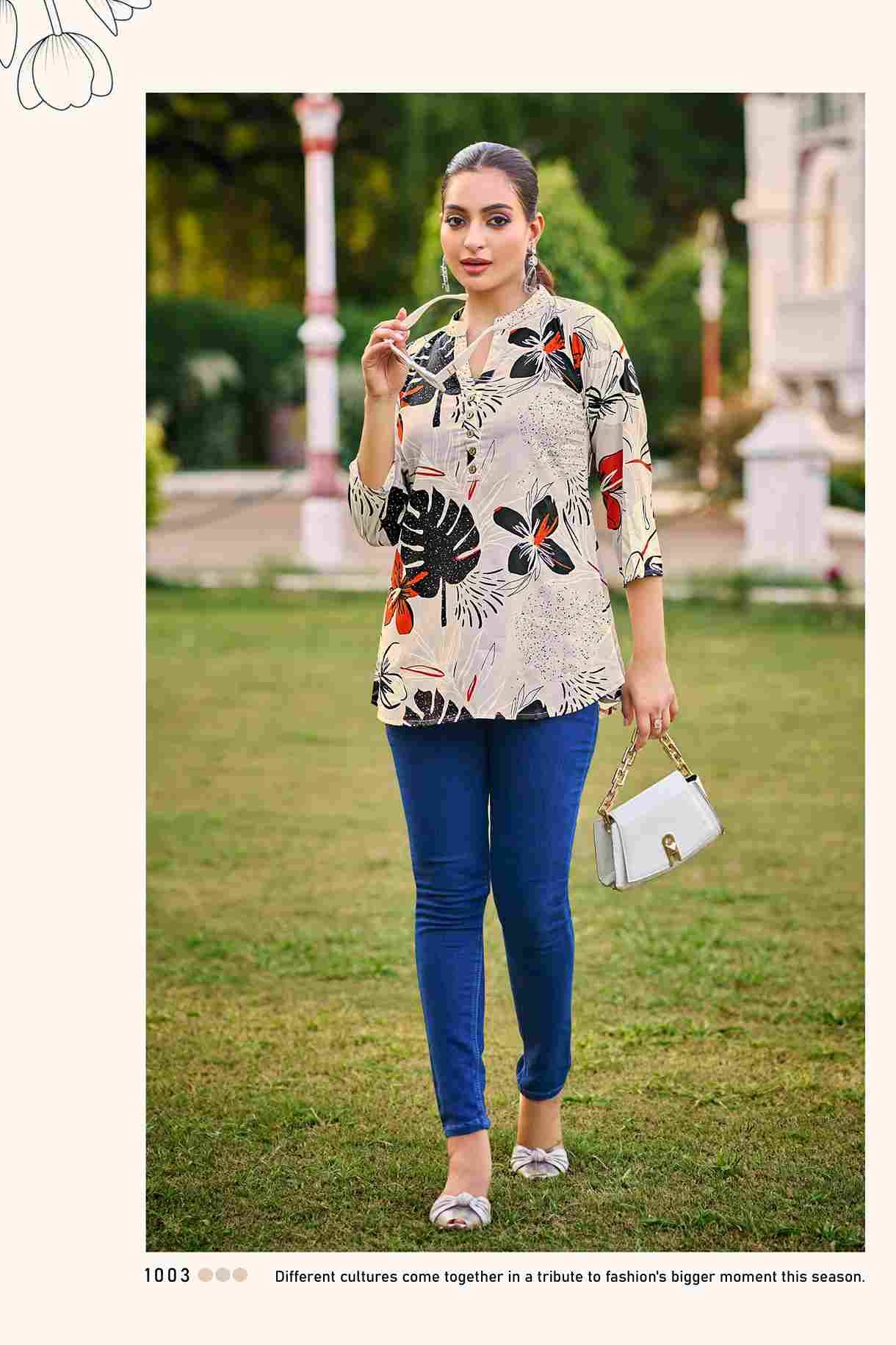 Baby Vol-7 By Tips And Tops 1001 To 1009 Series Designer Stylish Fancy Colorful Beautiful Party Wear & Ethnic Wear Collection Rayon Tops At Wholesale Price