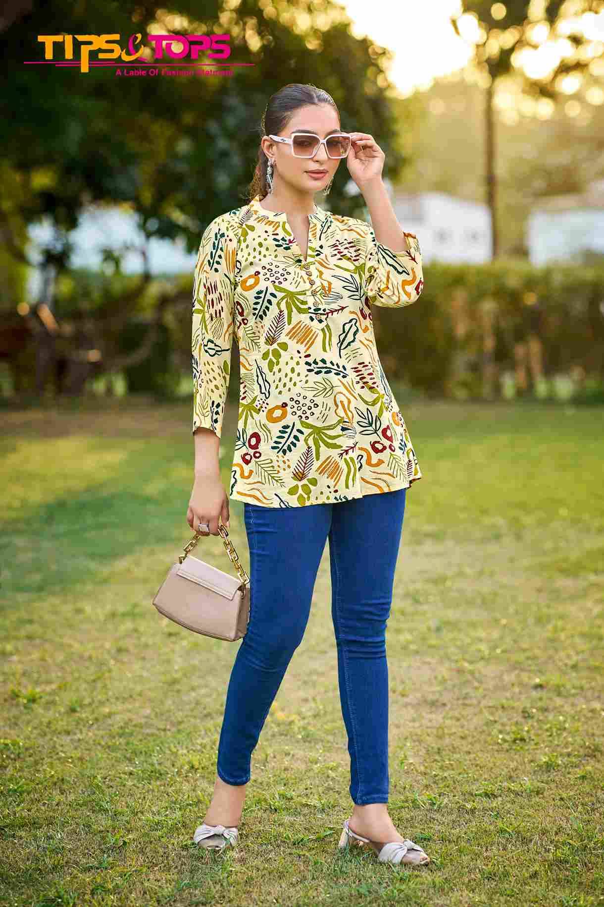 Baby Vol-7 By Tips And Tops 1001 To 1009 Series Designer Stylish Fancy Colorful Beautiful Party Wear & Ethnic Wear Collection Rayon Tops At Wholesale Price