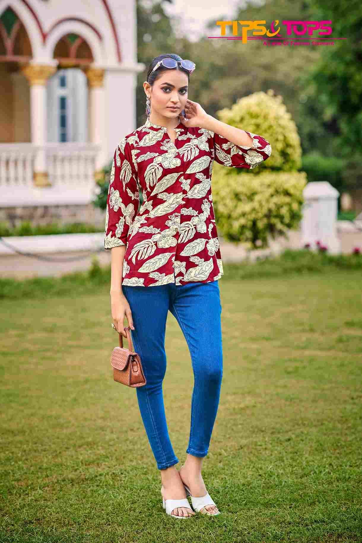 Baby Vol-7 By Tips And Tops 1001 To 1009 Series Designer Stylish Fancy Colorful Beautiful Party Wear & Ethnic Wear Collection Rayon Tops At Wholesale Price