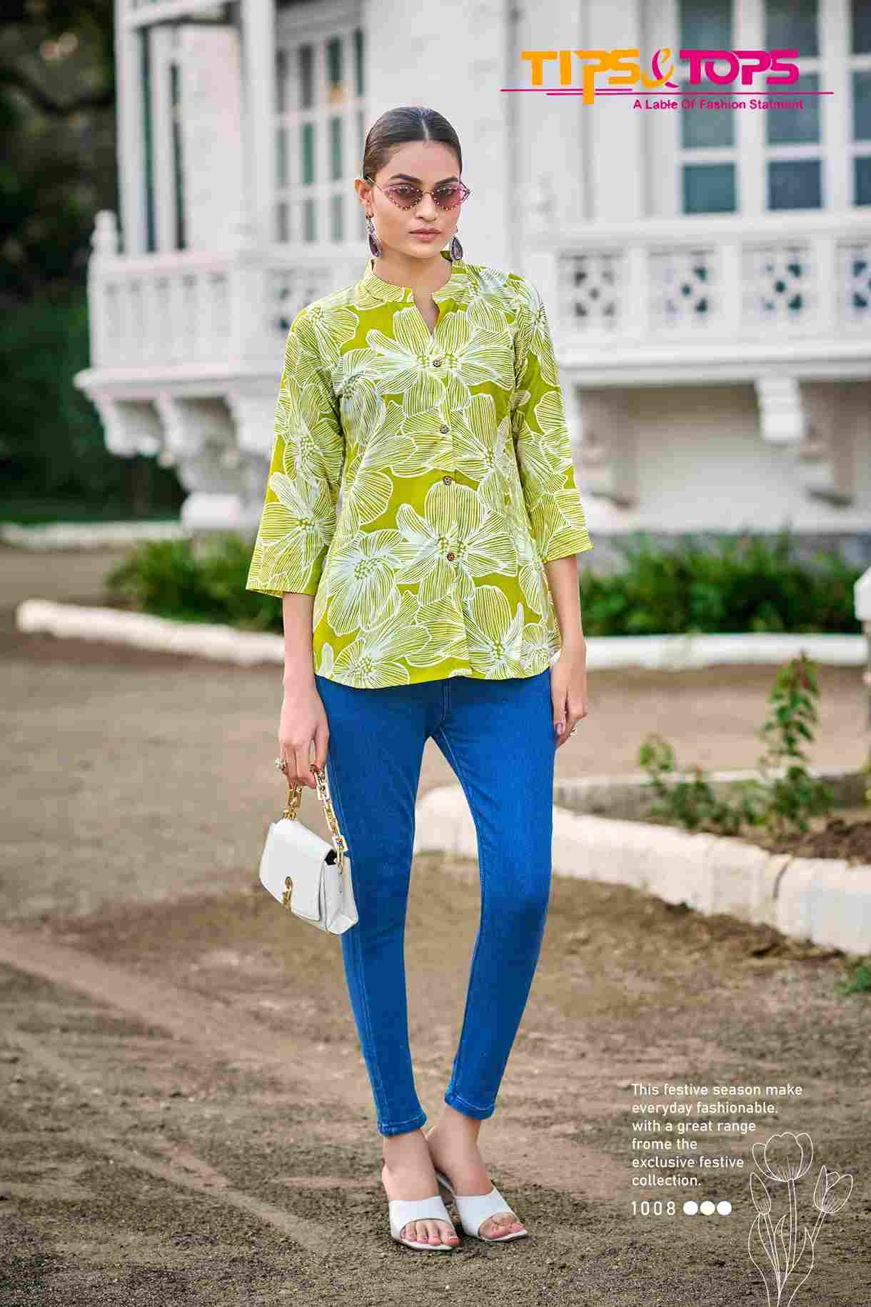 Baby Vol-7 By Tips And Tops 1001 To 1009 Series Designer Stylish Fancy Colorful Beautiful Party Wear & Ethnic Wear Collection Rayon Tops At Wholesale Price