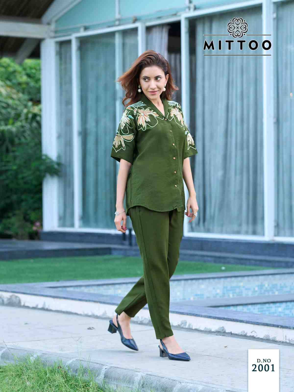 Daizy By Mittoo 2001 To 2006 Series Designer Stylish Fancy Colorful Beautiful Party Wear & Ethnic Wear Collection Viscose Crepe Co-Ord At Wholesale Price