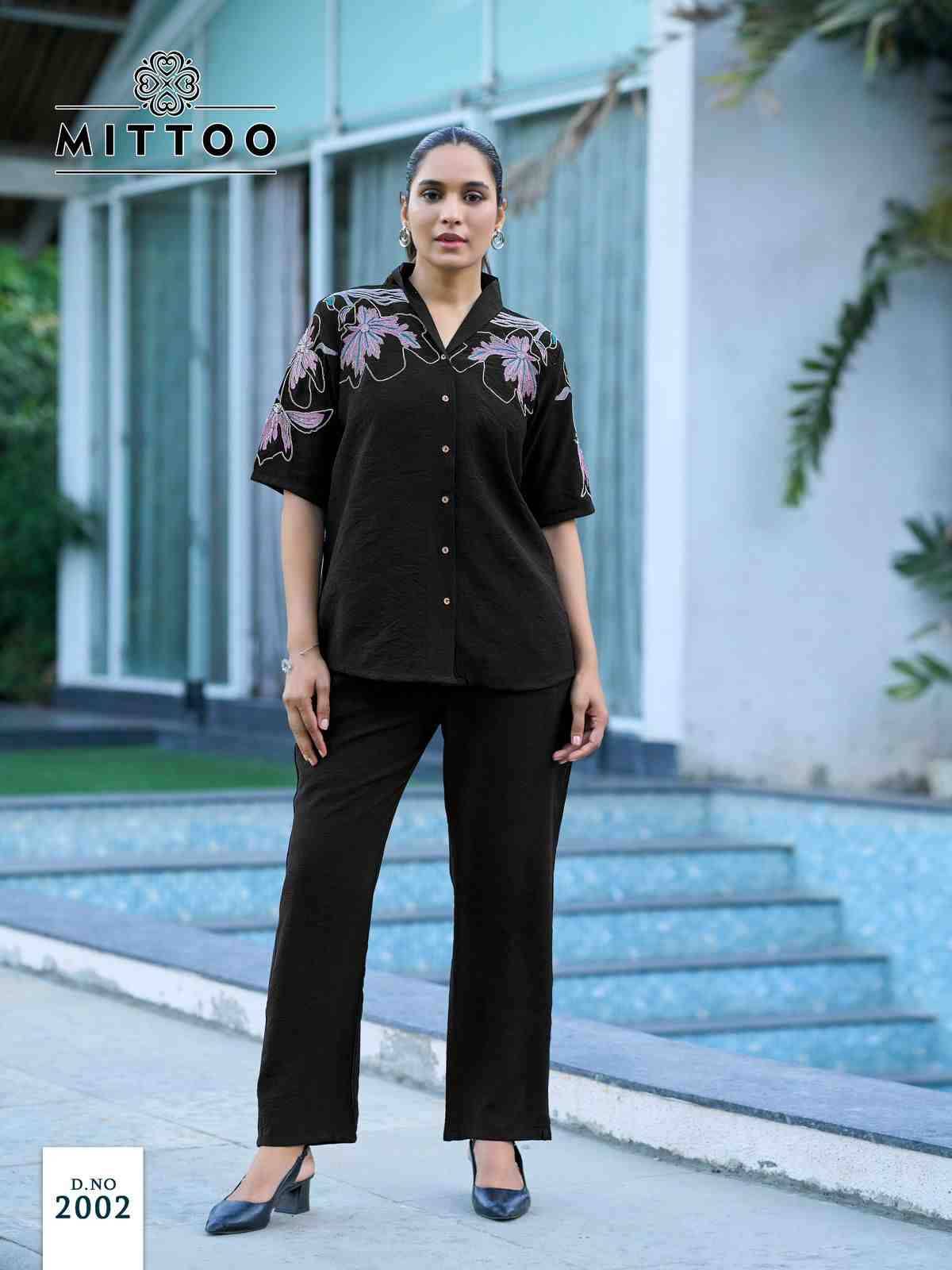 Daizy By Mittoo 2001 To 2006 Series Designer Stylish Fancy Colorful Beautiful Party Wear & Ethnic Wear Collection Viscose Crepe Co-Ord At Wholesale Price