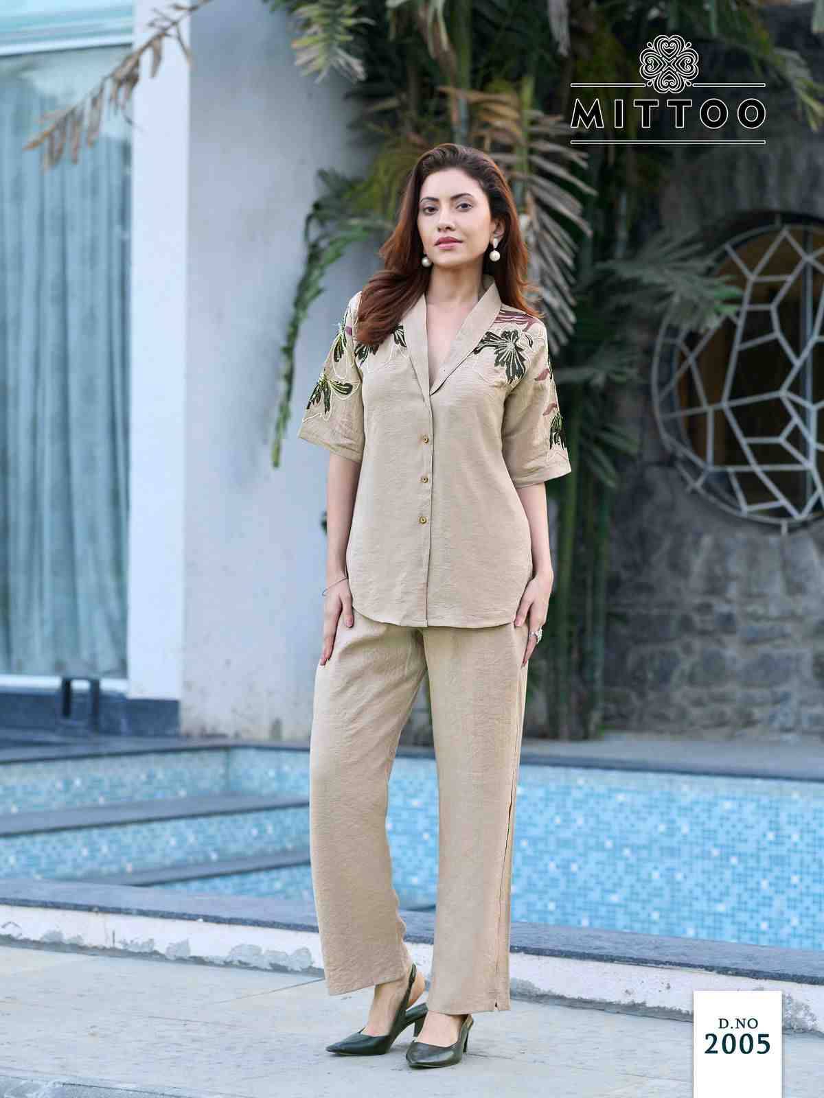 Daizy By Mittoo 2001 To 2006 Series Designer Stylish Fancy Colorful Beautiful Party Wear & Ethnic Wear Collection Viscose Crepe Co-Ord At Wholesale Price