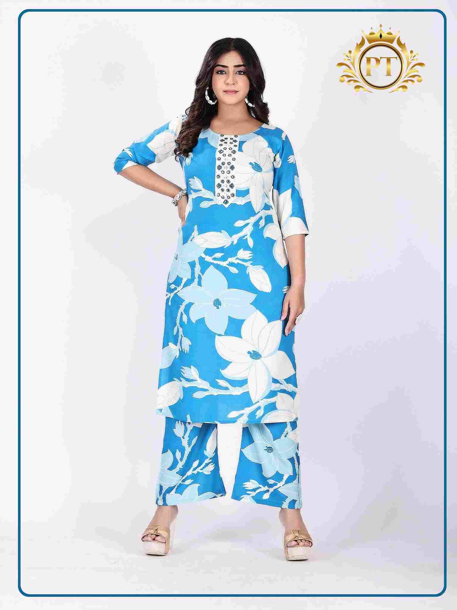 Chingari Vol-3 By Padmavati Textiles 7001 To 7008 Series Designer Stylish Fancy Colorful Beautiful Party Wear & Ethnic Wear Collection Rayon Print Kurtis With Bottom At Wholesale Price