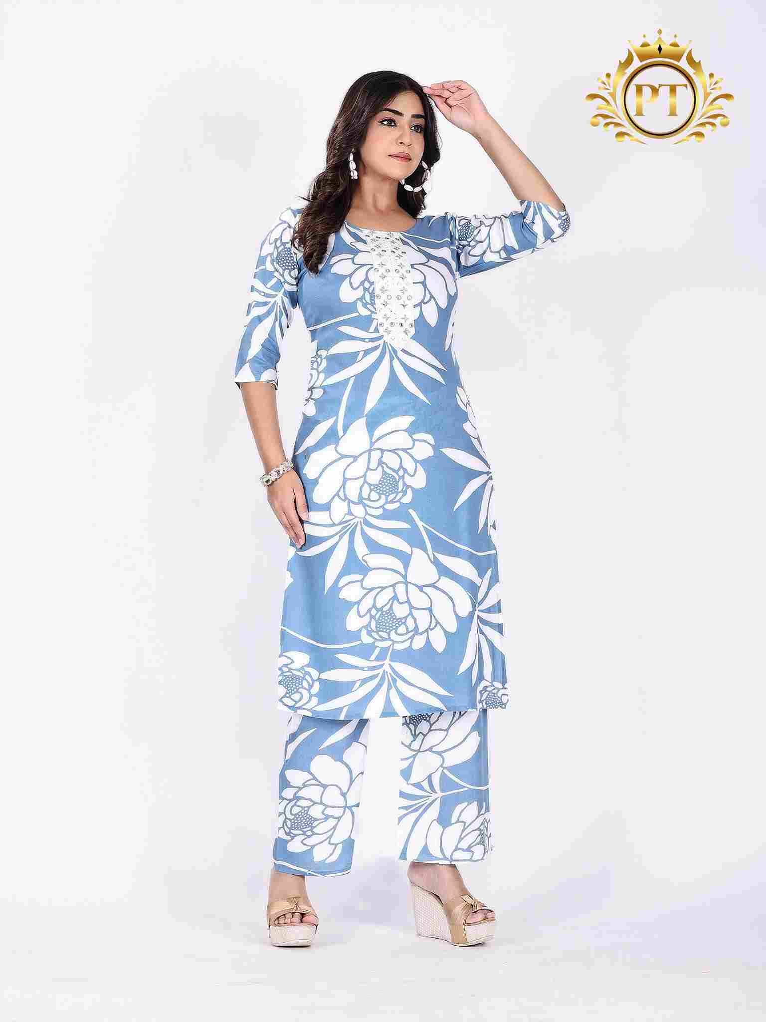 Chingari Vol-3 By Padmavati Textiles 7001 To 7008 Series Designer Stylish Fancy Colorful Beautiful Party Wear & Ethnic Wear Collection Rayon Print Kurtis With Bottom At Wholesale Price